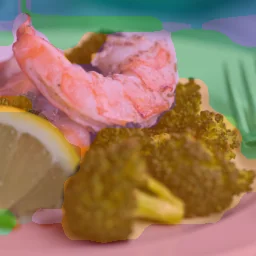 Slot segmentation of a plate of food